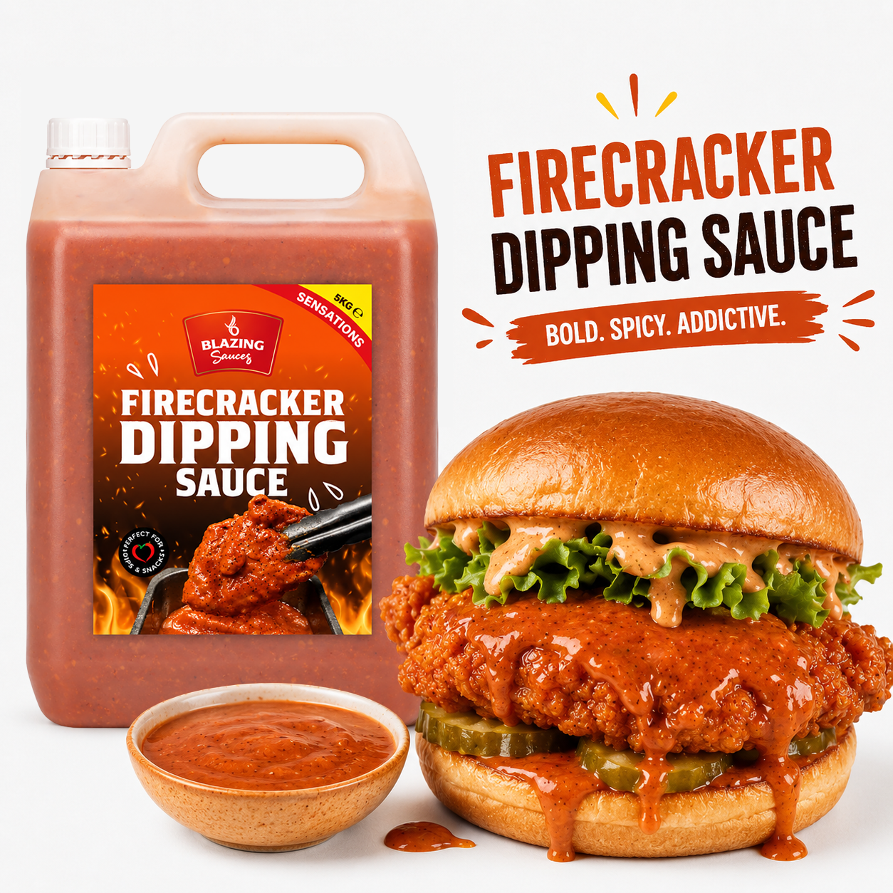 BLAZING FIRECRACKER SAUCE 5LTR