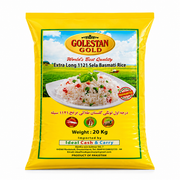 GOLESTAN EXTRA LONG BASMATI RICE (YELLOW BAG) 20KG