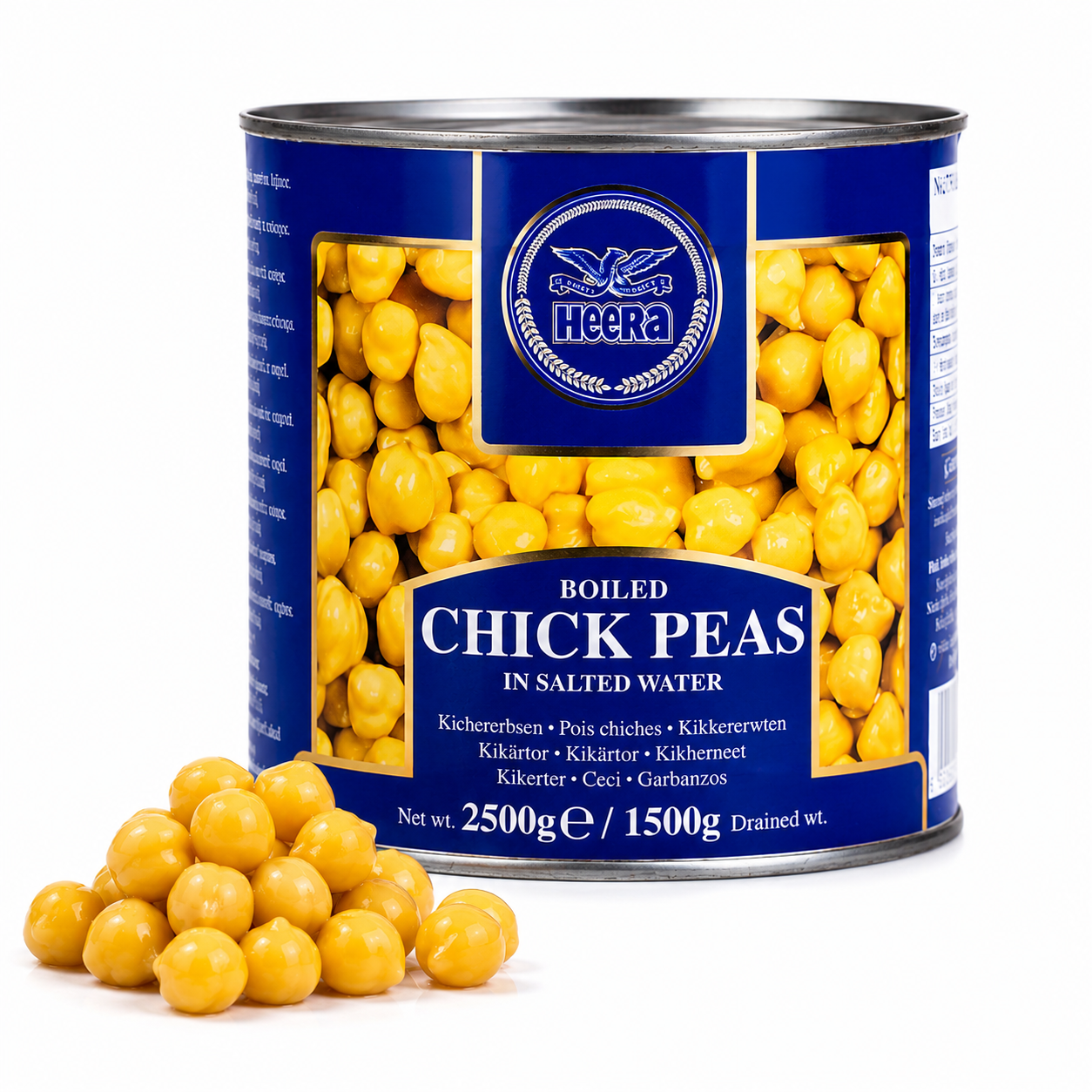 HEERA BOILED CHICK PEAS 6X2.6KG