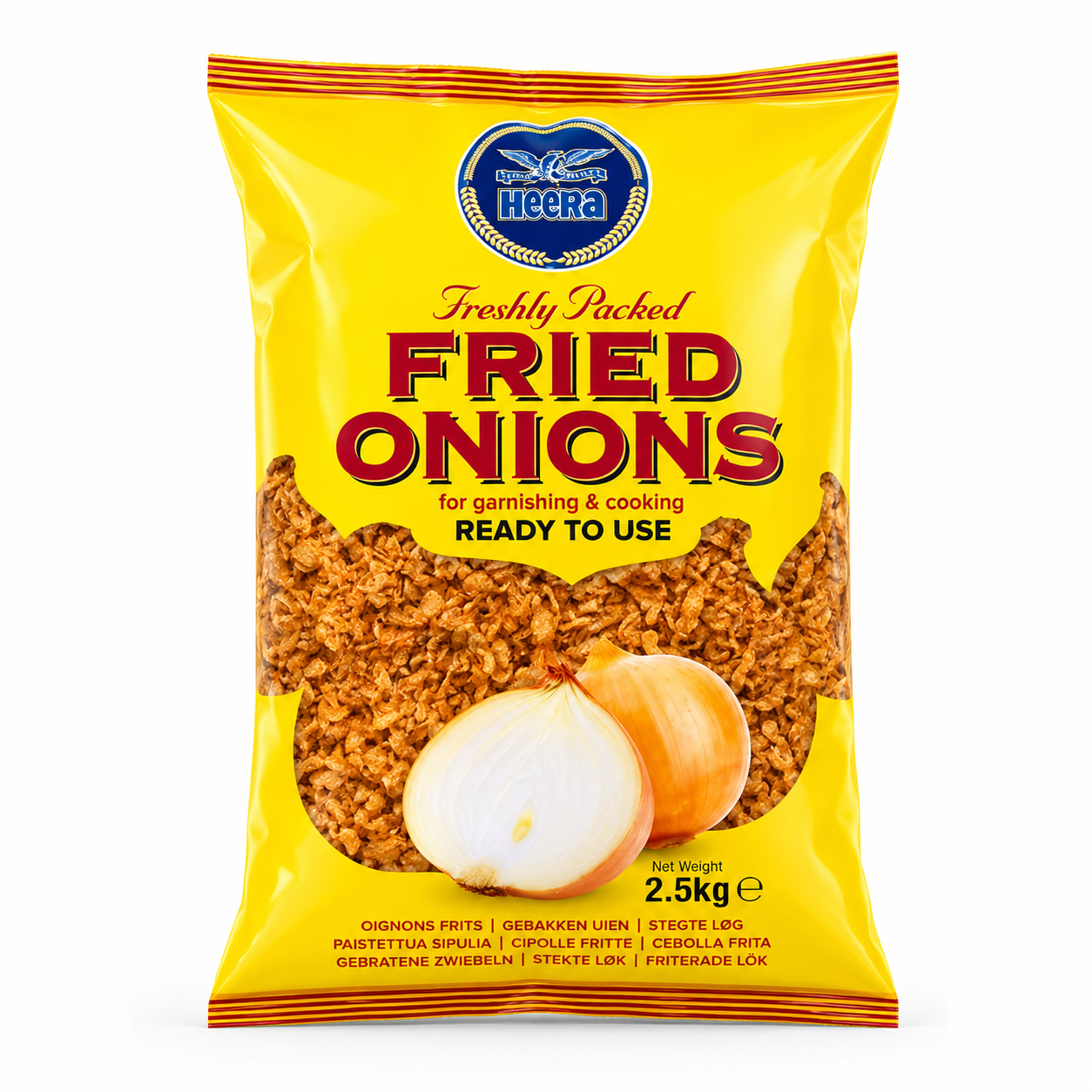 HEERA CRISPY FRIED ONIONS 2.5KG