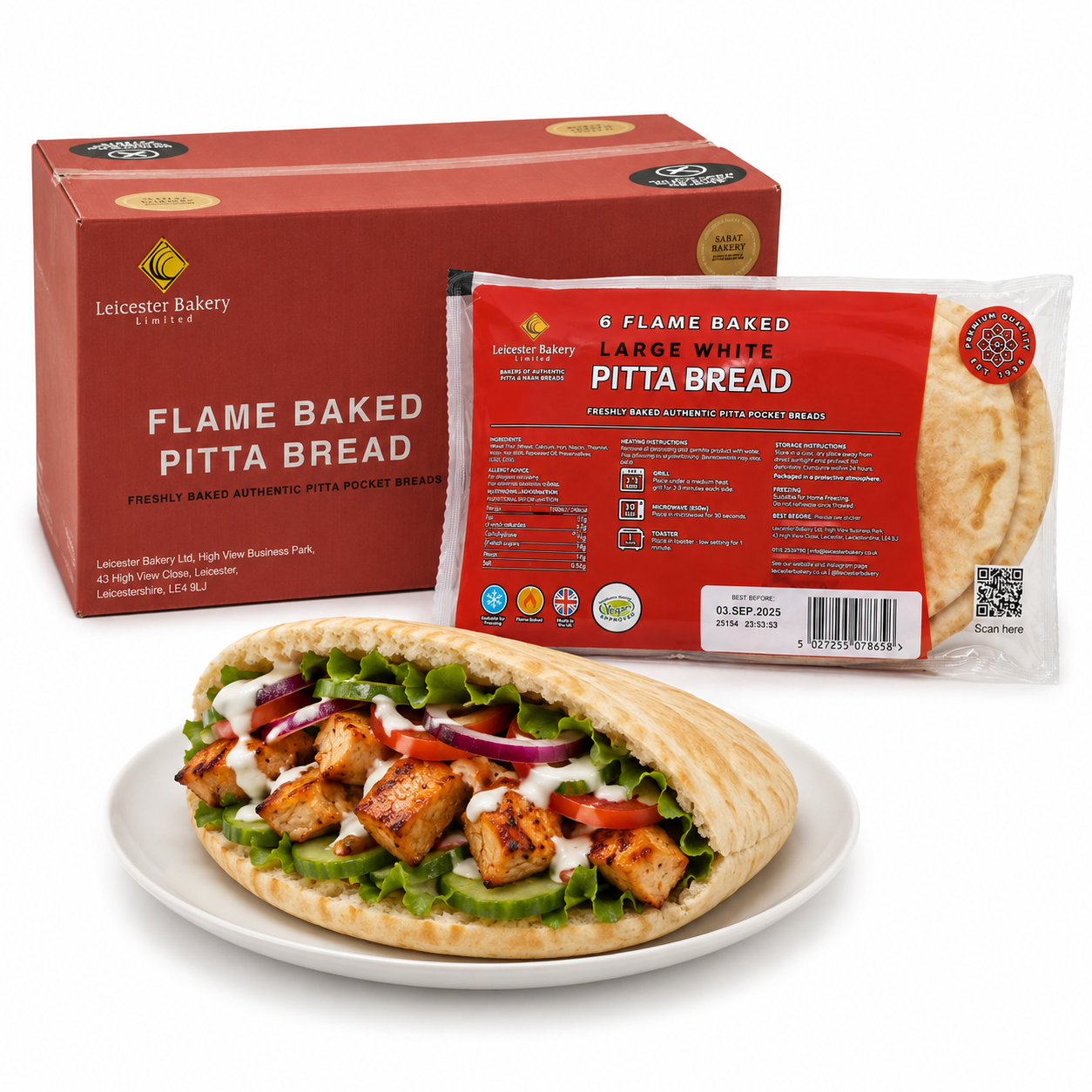 PITTA BREAD SABAT 6X18 (GAS PITTA)