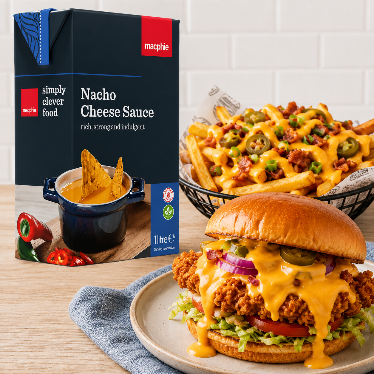 MACPHIE NACHO CHEESE SAUCE 1L