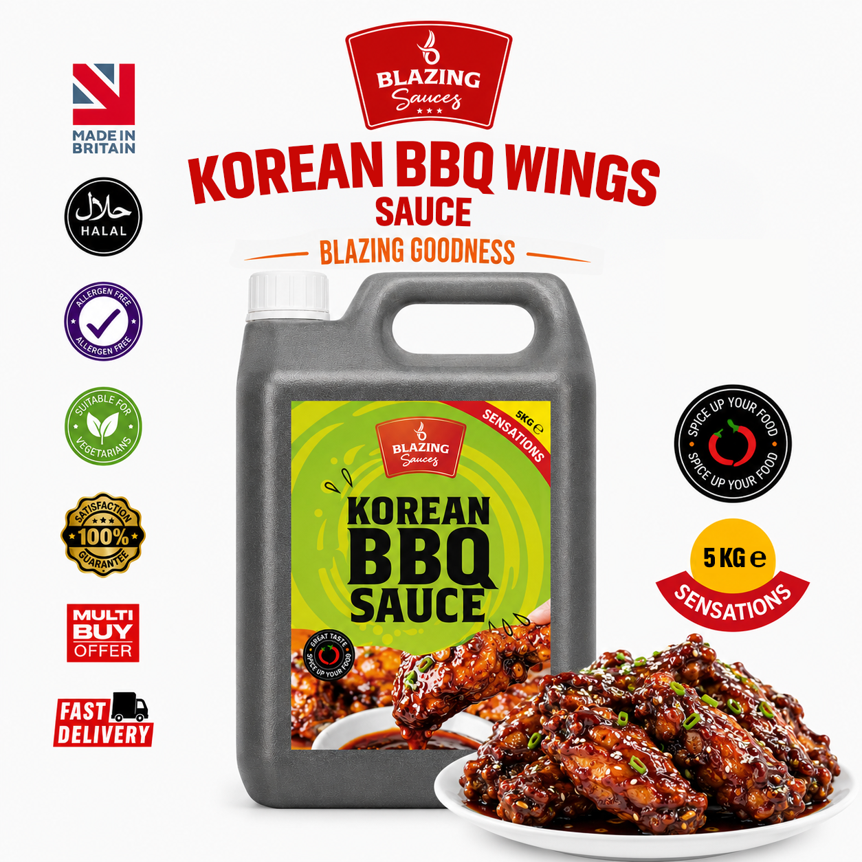 BLAZING'S KOREAN BBQ 5LTR