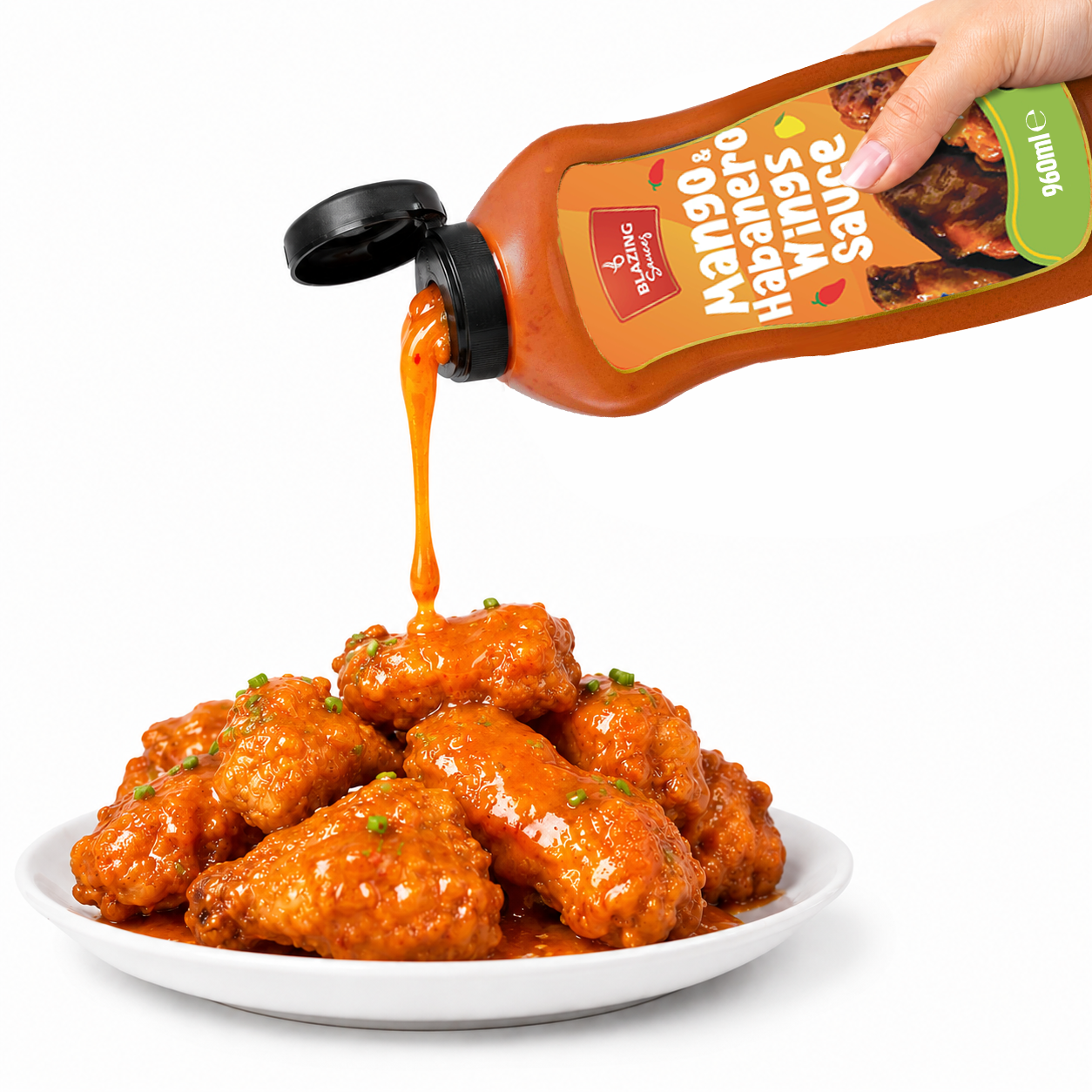 BLAZING MANGO & HABANERO WINGS SAUCE 960ML