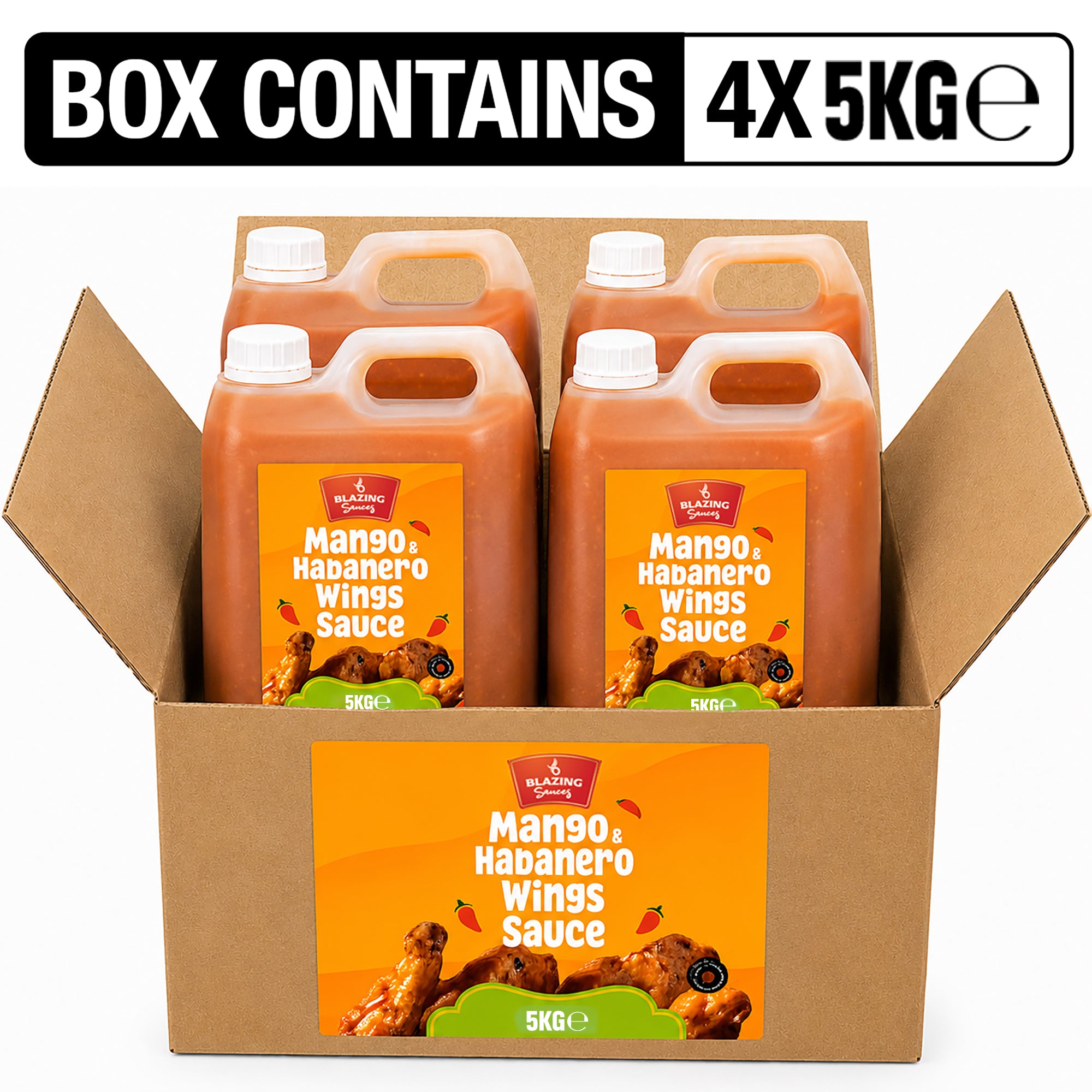 BLAZING'S MANGO & HABANERO WINGS SAUCE 5LTR