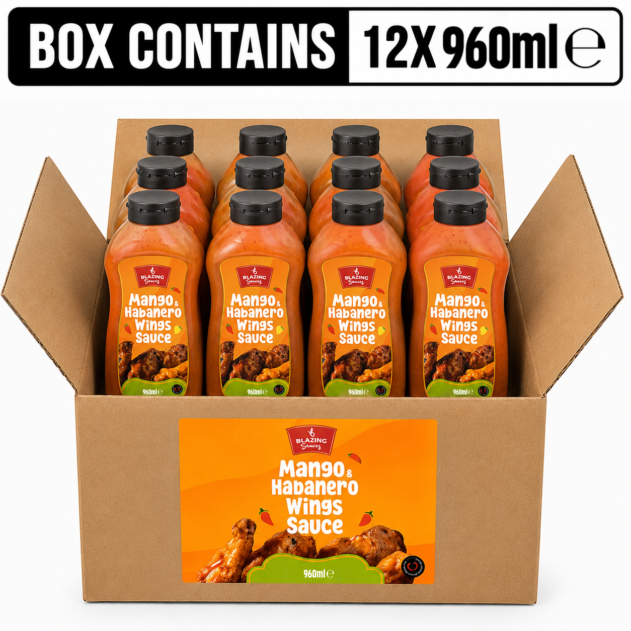 BLAZING MANGO & HABANERO WINGS SAUCE 960ML