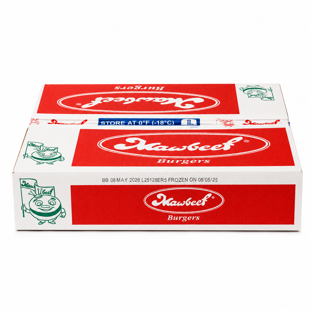 MAWBEEF HALAL AMERICAN BEEFBURGERS 48X4OZ