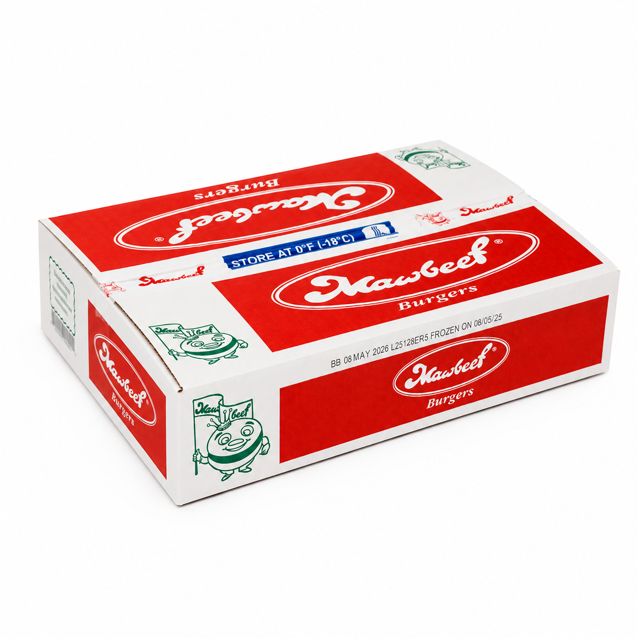 MAWBEEF HALAL AMERICAN BEEFBURGERS 48X4OZ