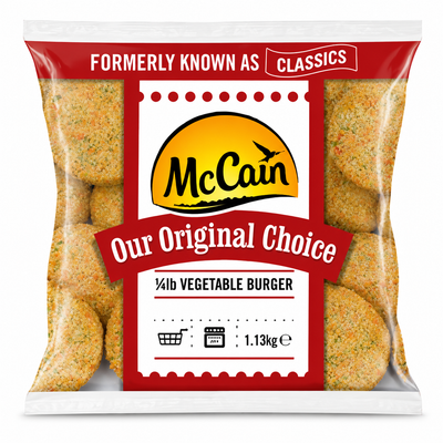 MCCAIN VEGETABLE BURGER BAG (10X113G)