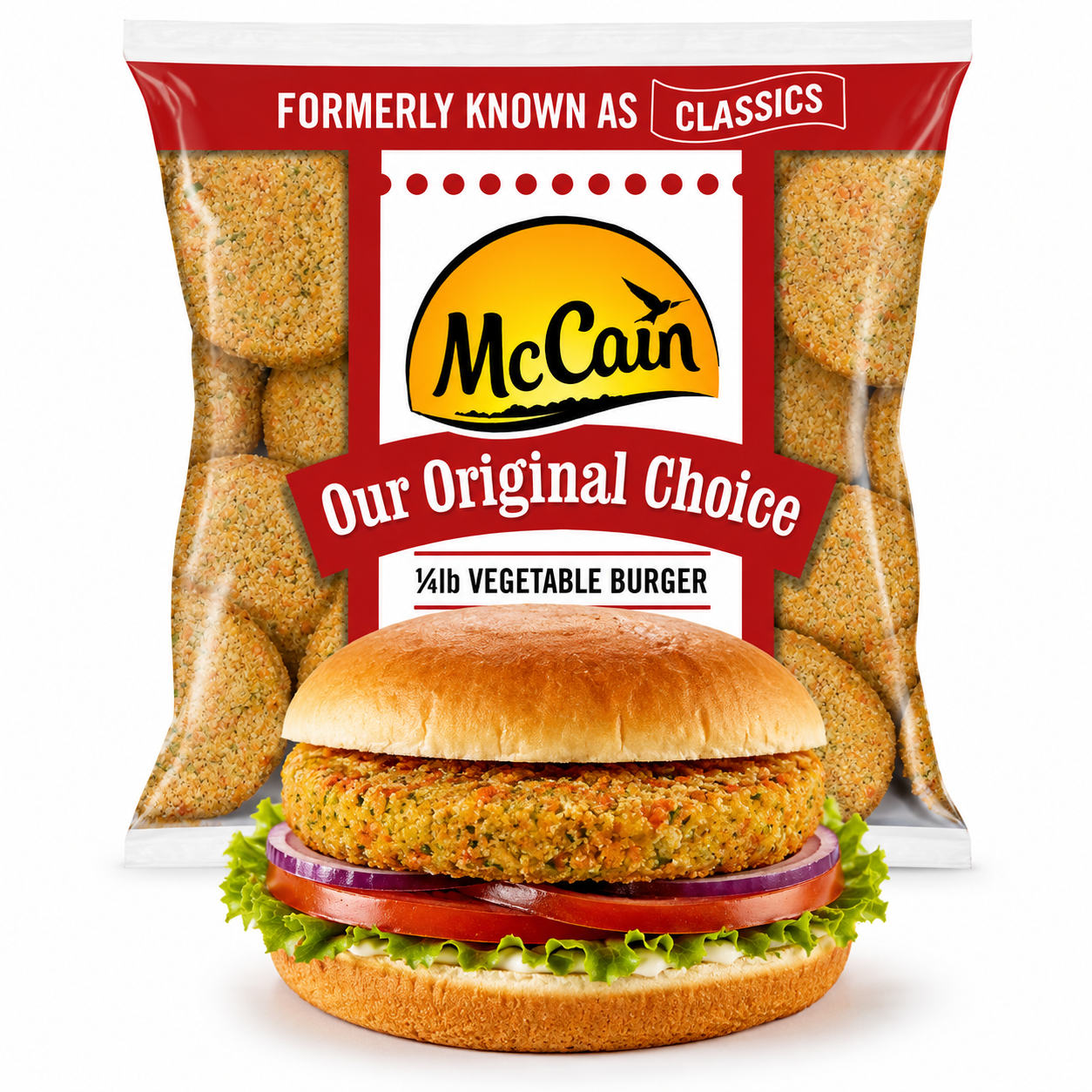 MCCAIN VEGETABLE BURGER BAG (10X113G)