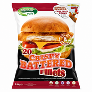 MEADOWVALE CRISPY FILLETS 1X(20PCS) 120G