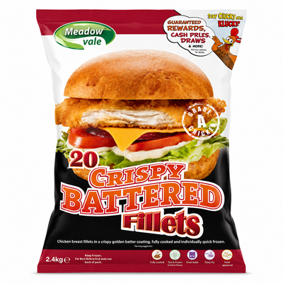 MEADOWVALE CRISPY FILLETS 1X(20PCS) 120G
