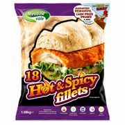 MEADOWVALE HOT & SPICY FILLET BURGER 110G 1X1.98KG