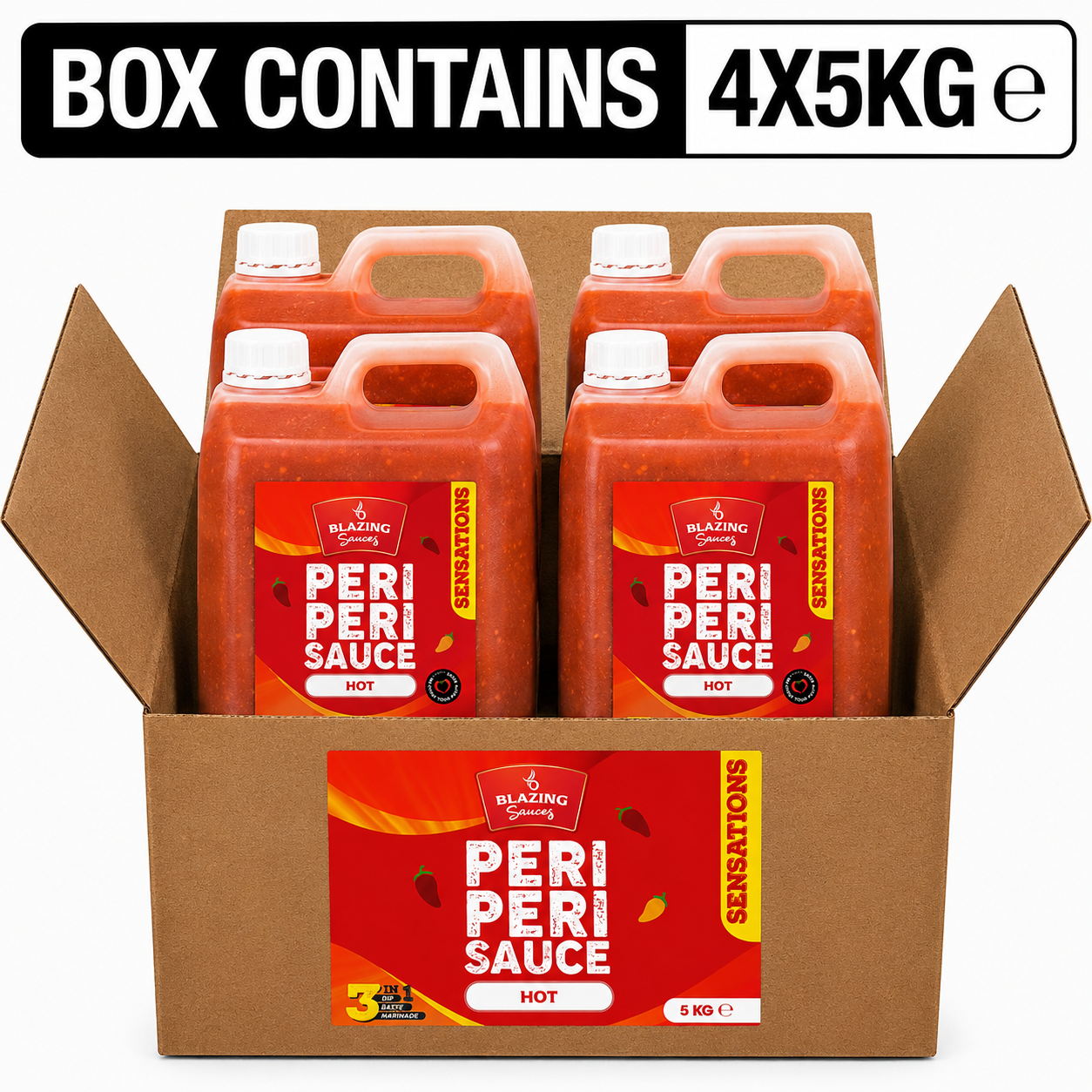 BLAZING HOT PERI PERI SAUCE 5 LTR