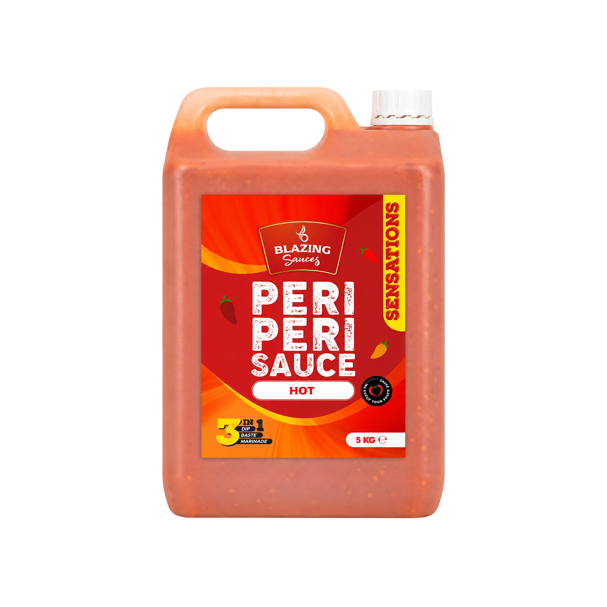 BLAZING HOT PERI PERI SAUCE 5 LTR