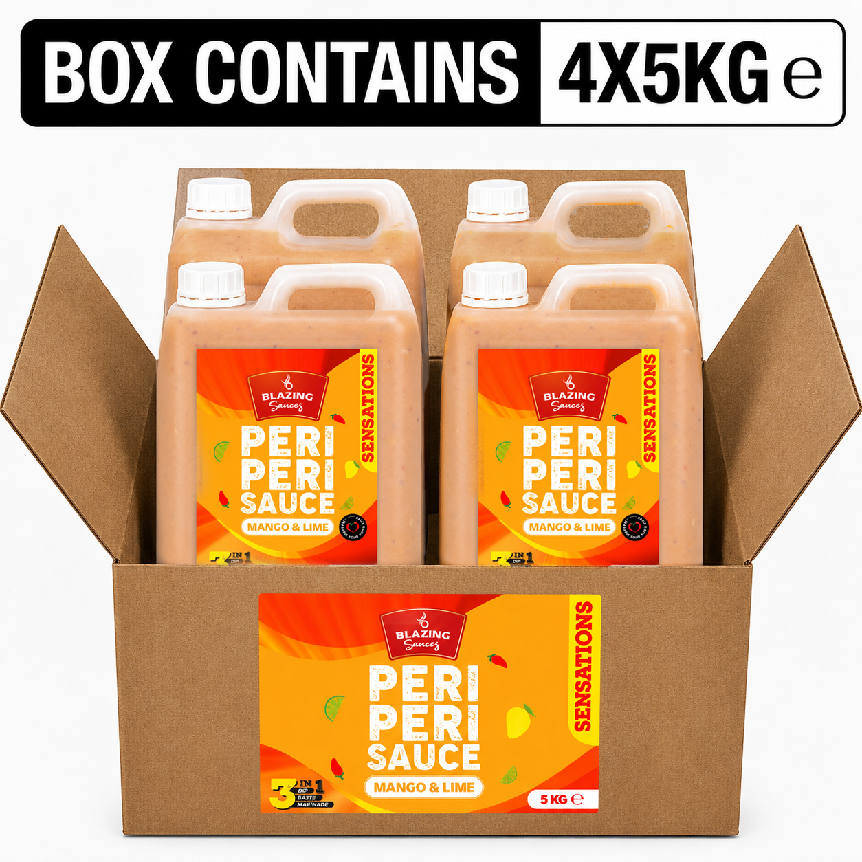 BLAZING MANGO & LIME PERI PERI SAUCE 5LTR