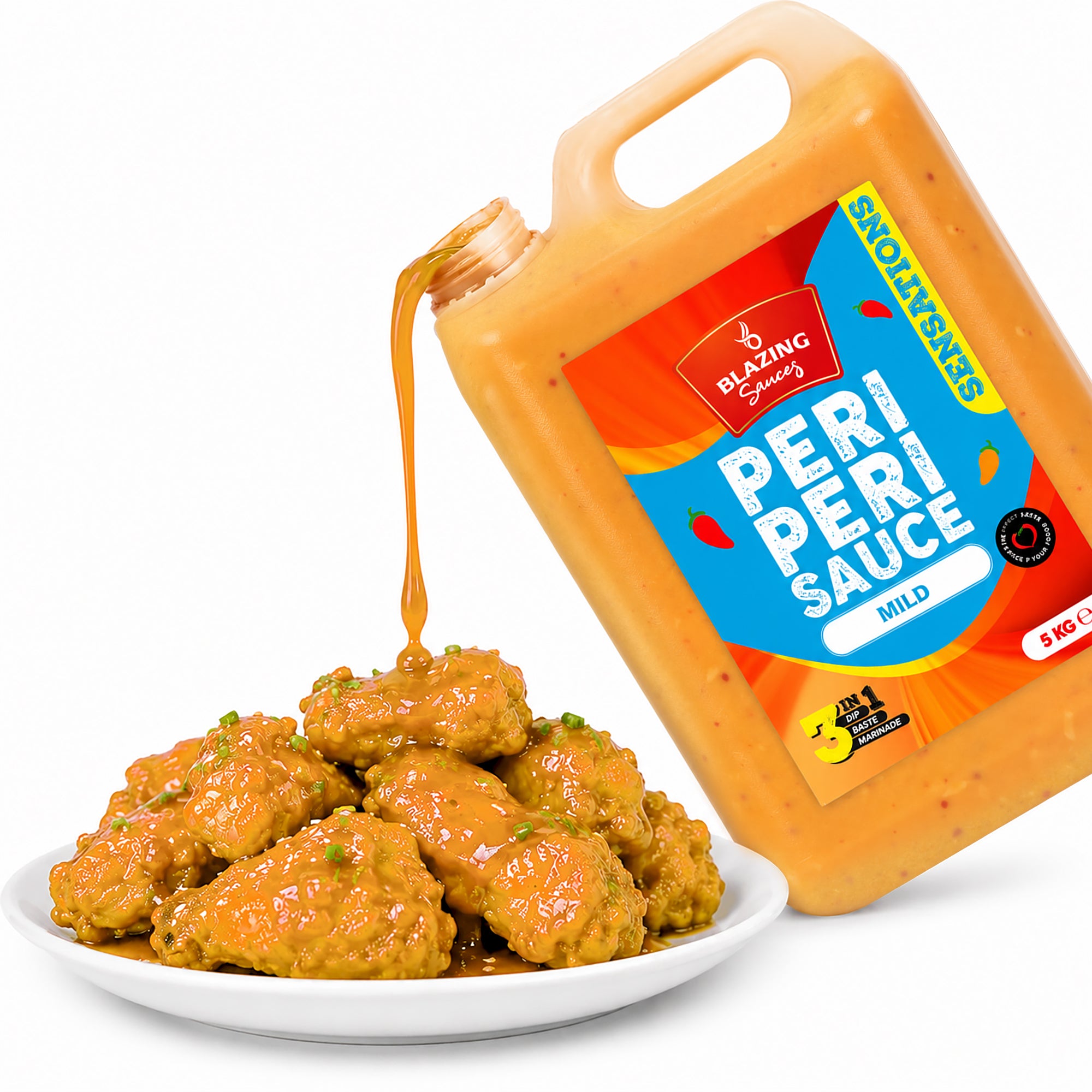 BLAZING MILD PERI PERI SAUCE 5LTR