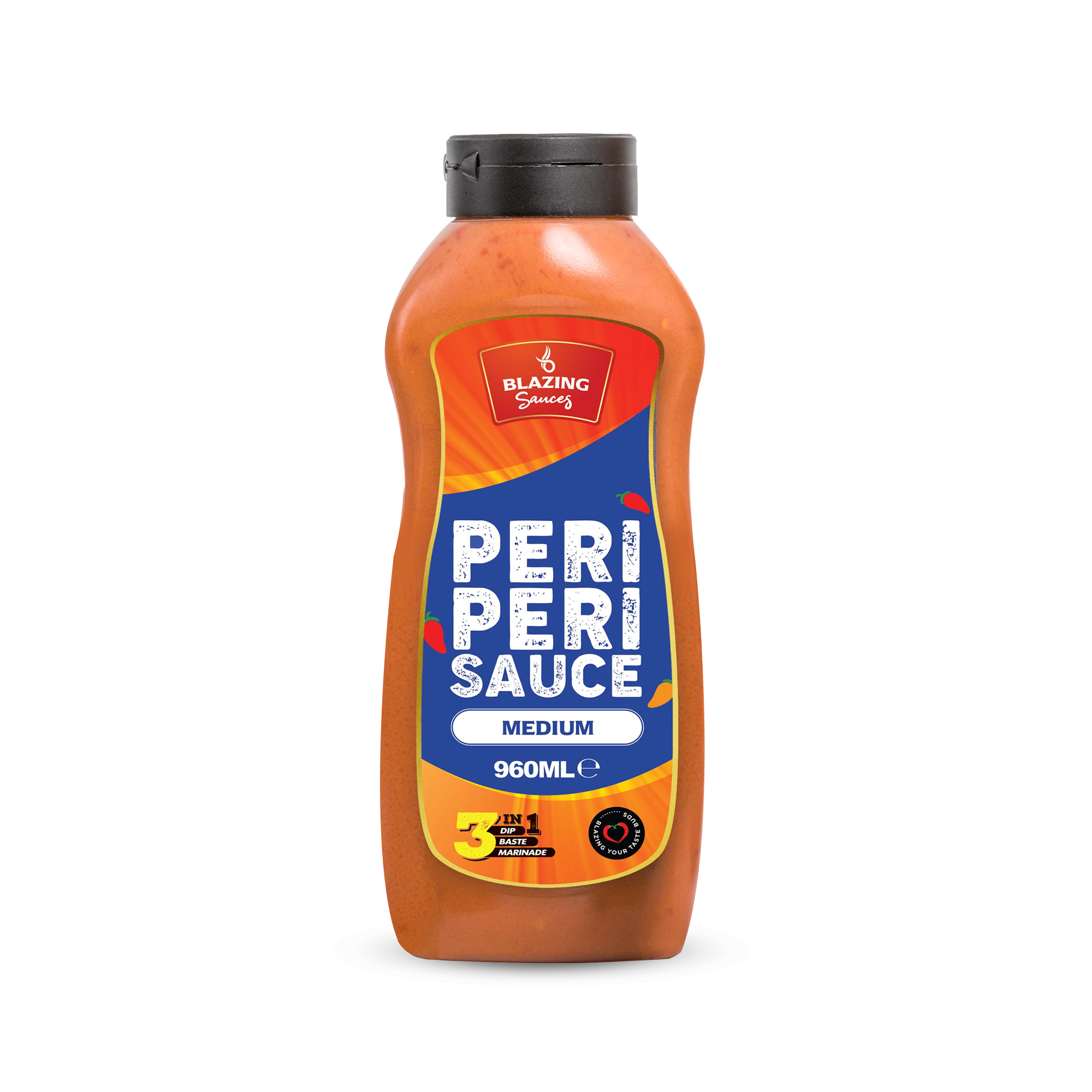 BLAZING MEDIUM PERI PERI SAUCE 1 LTR