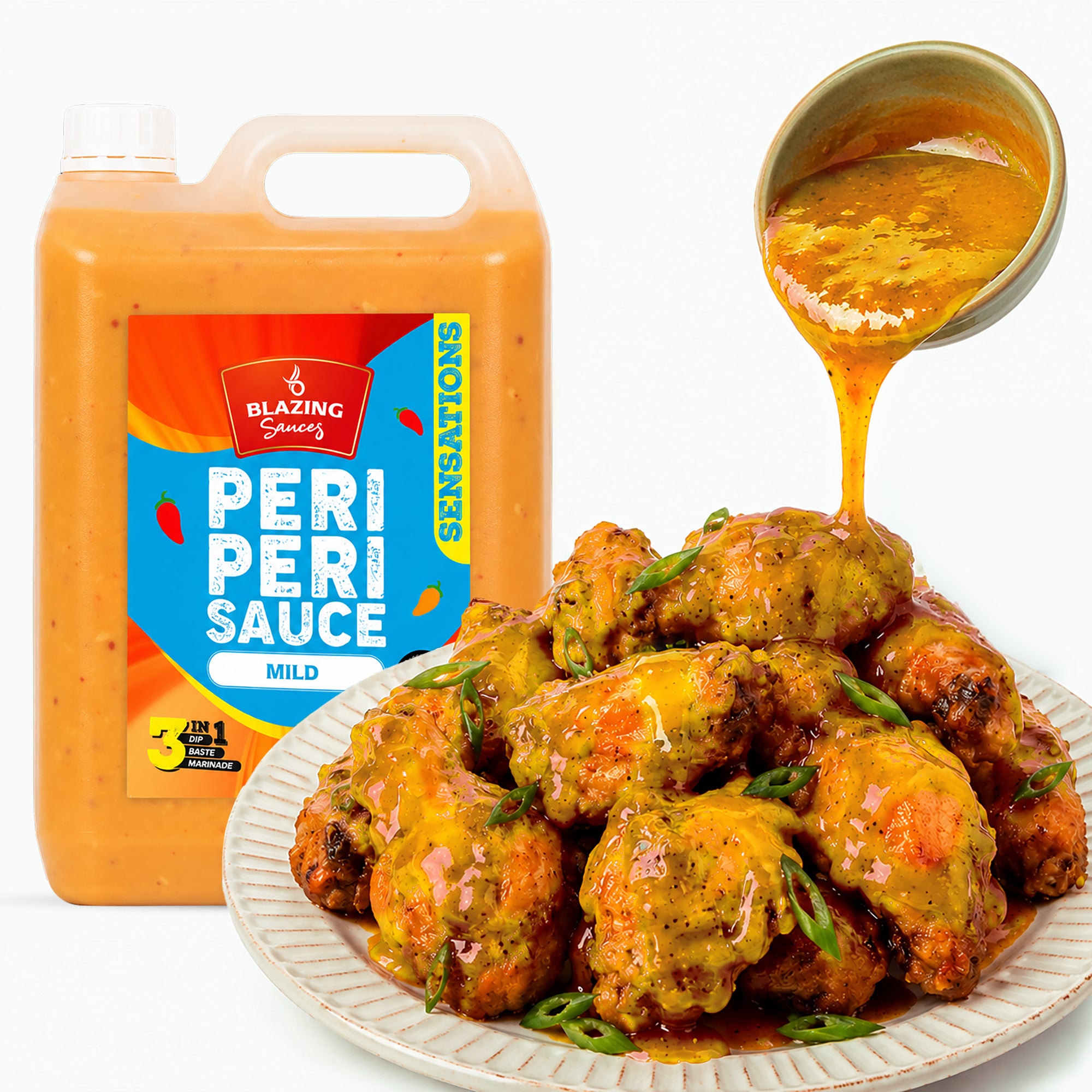 BLAZING MILD PERI PERI SAUCE 5LTR