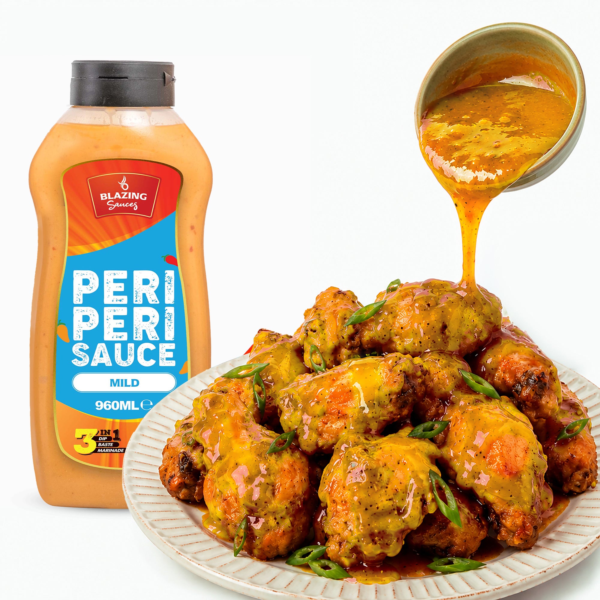 BLAZING MILD PERI PERI SAUCE 1LTR