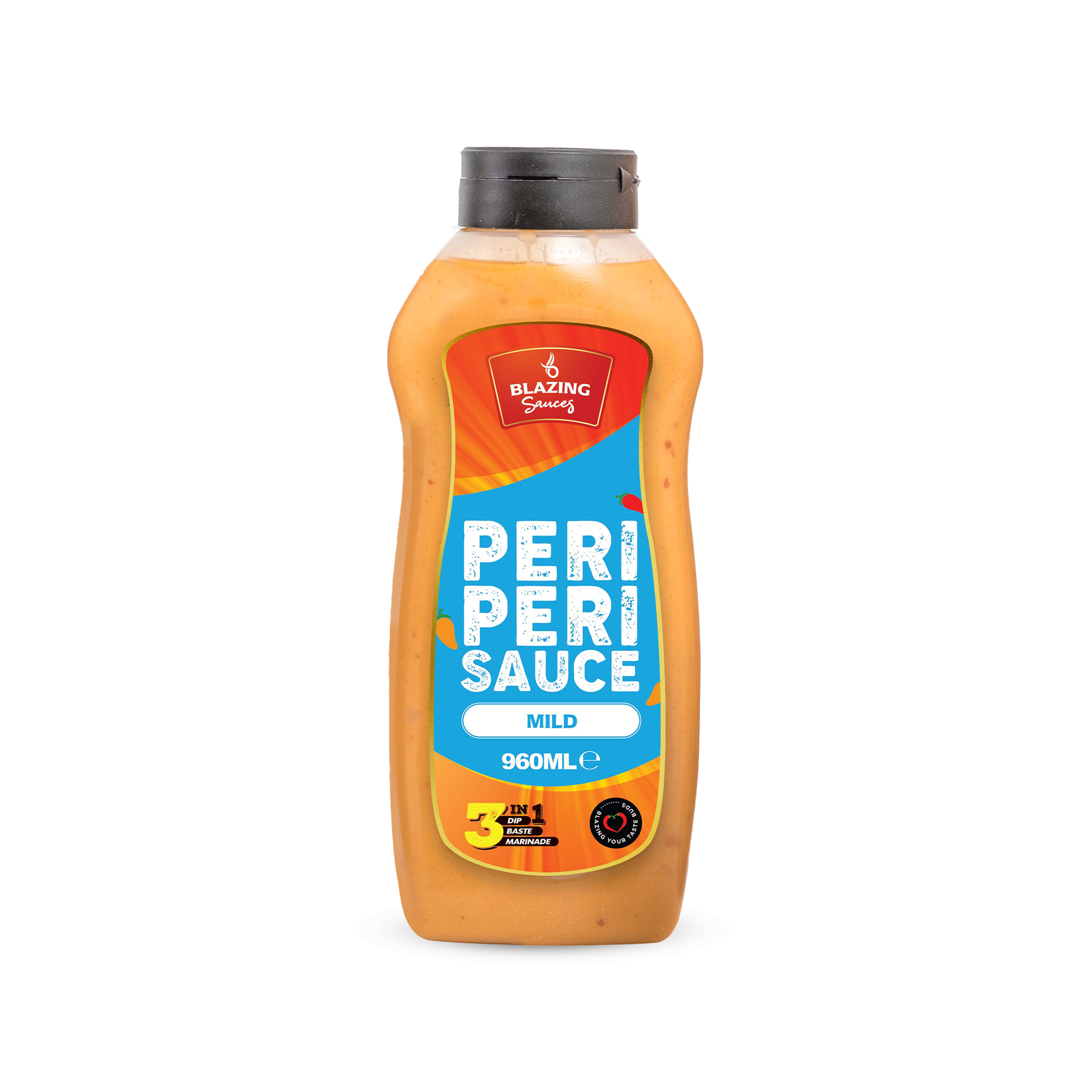 BLAZING MILD PERI PERI SAUCE 1LTR