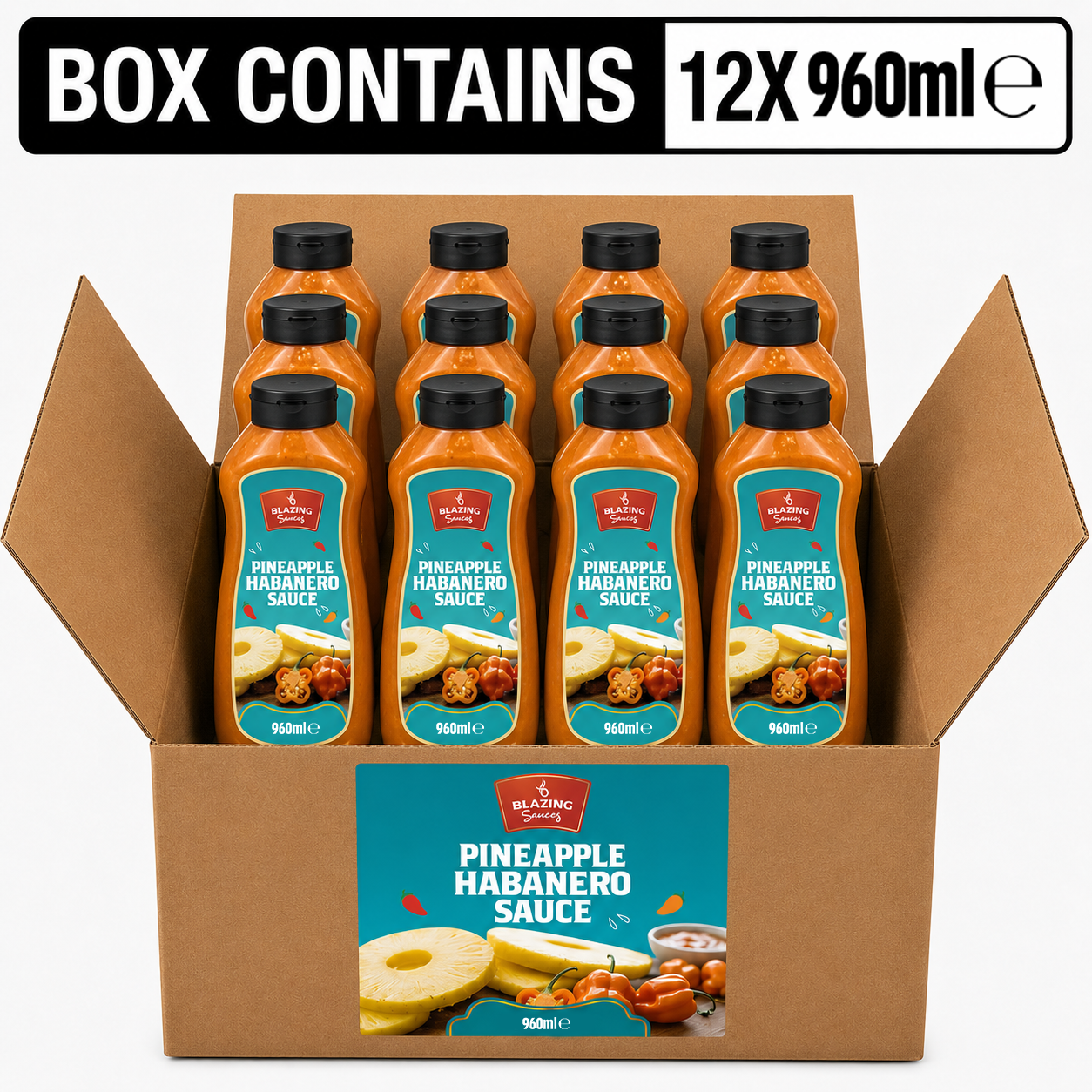 BLAZING PINEAPPLE & HABANERO WINGS SAUCE 960ML