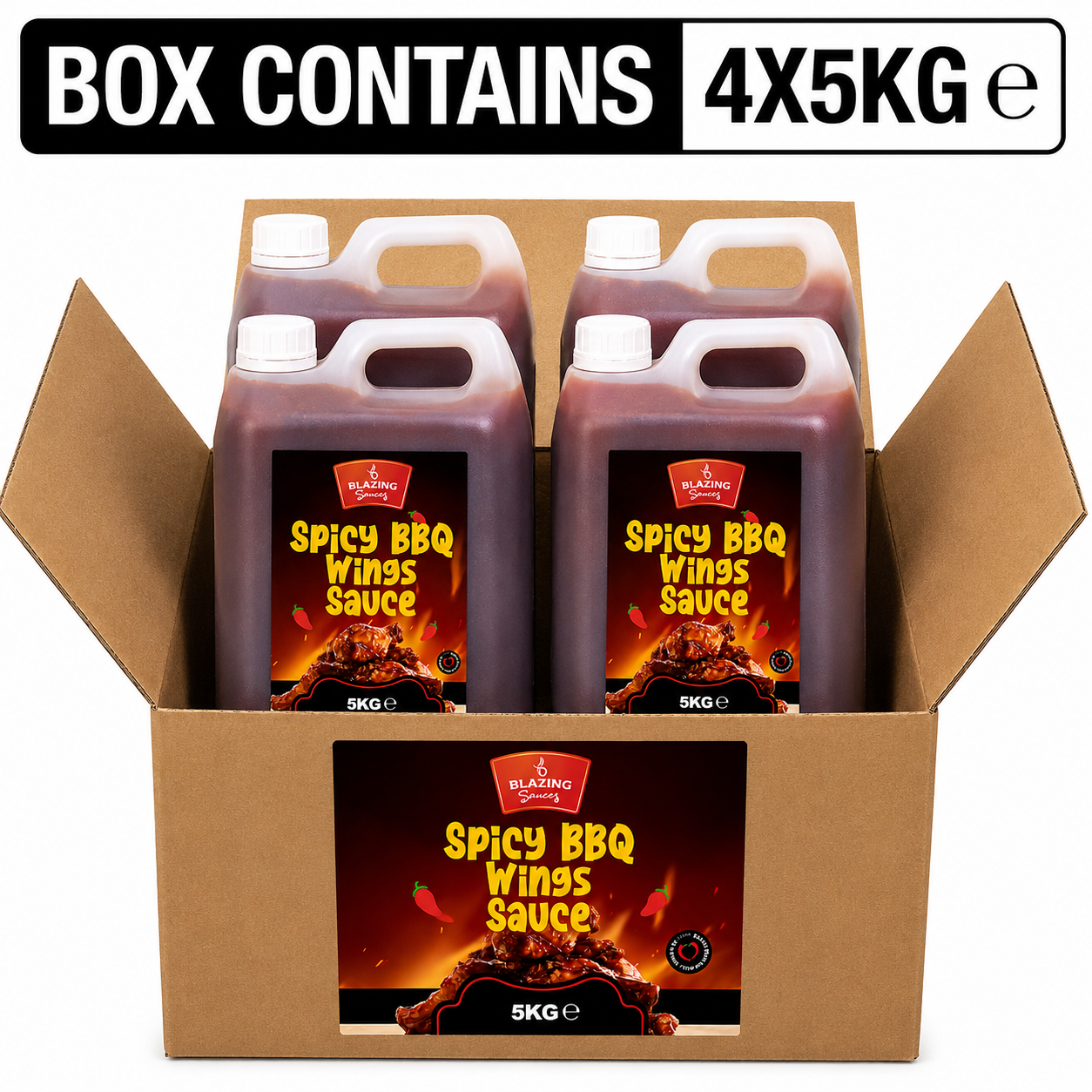 BLAZING'S SPICY BBQ WINGS SAUCE 5LTR