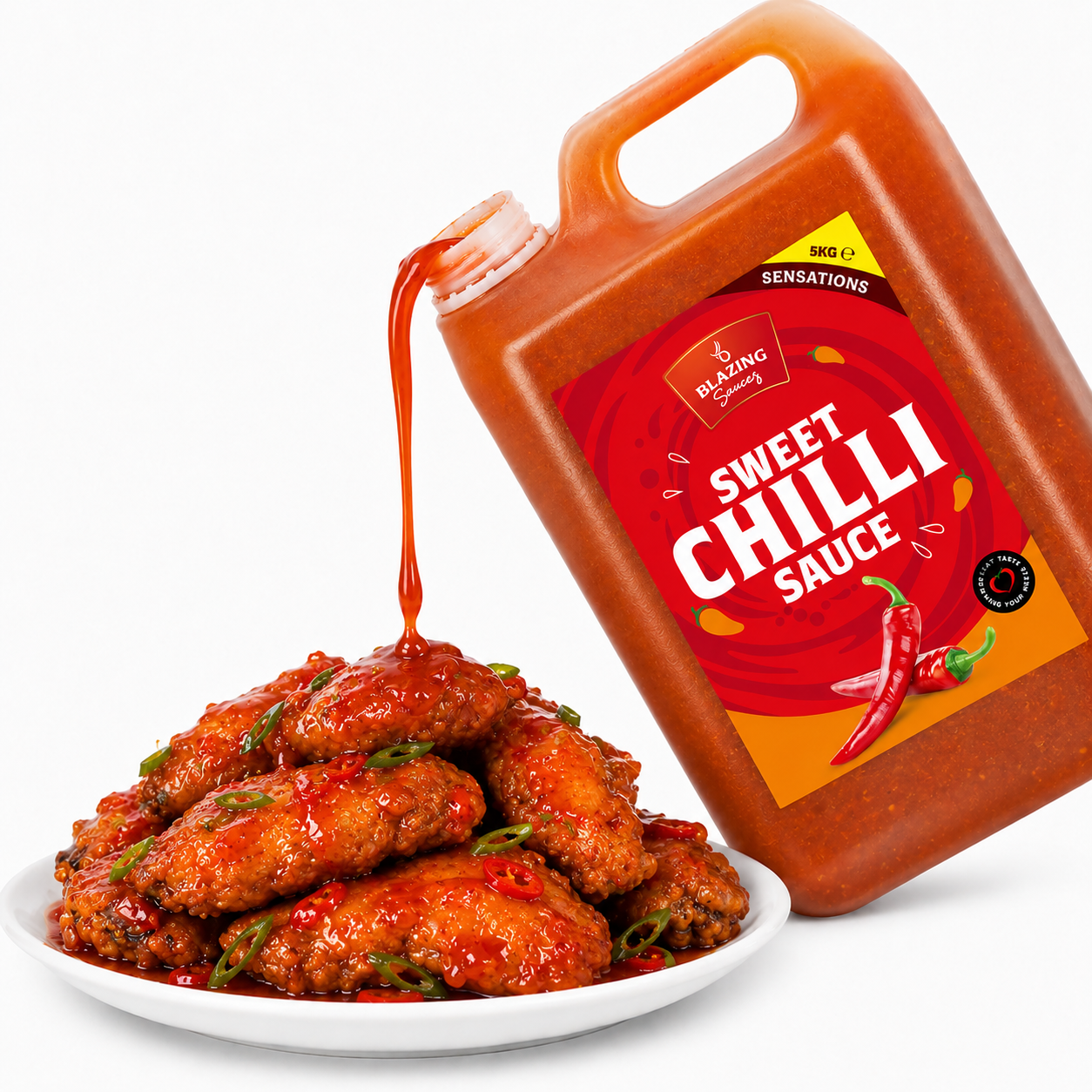 BLAZING SWEET CHILLI SAUCE 5 LTR