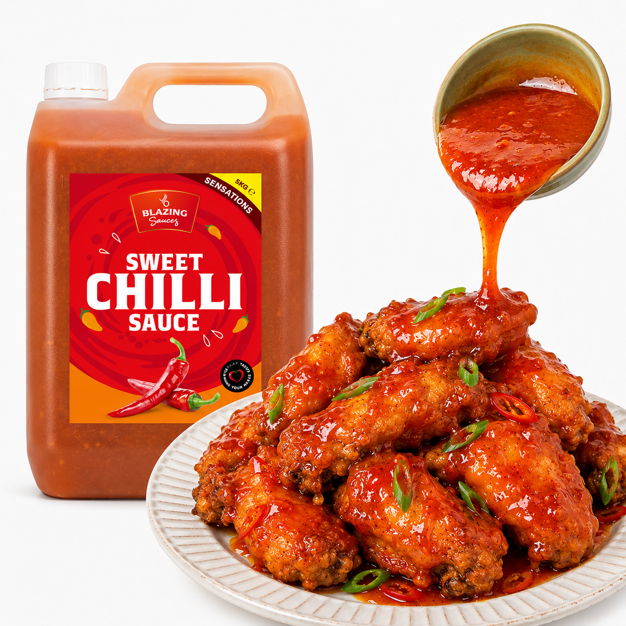 BLAZING SWEET CHILLI SAUCE 5 LTR