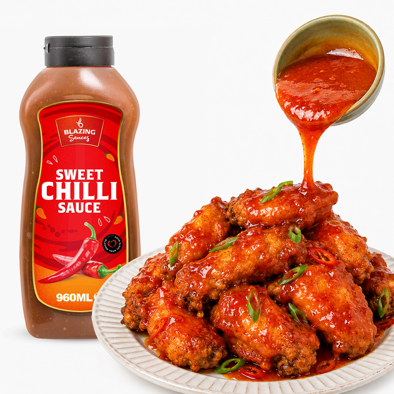 BLAZING SWEET CHILLI SAUCE 1 LTR