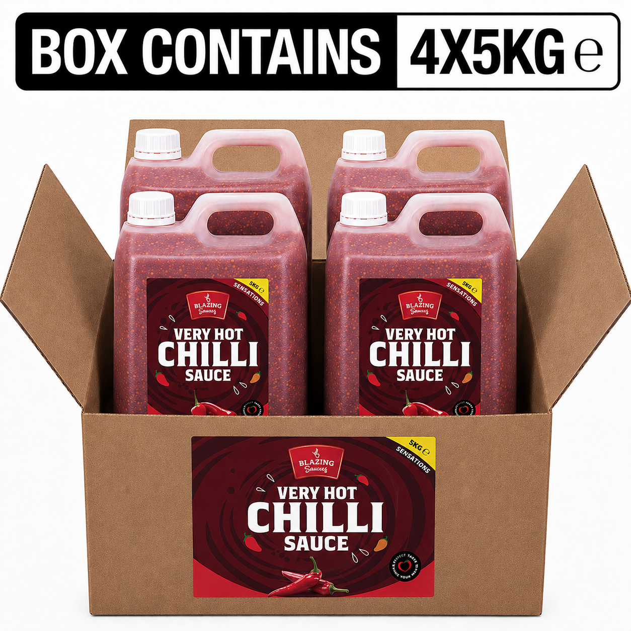 BLAZING VERY HOT CHILLI SAUCE 5LTRE