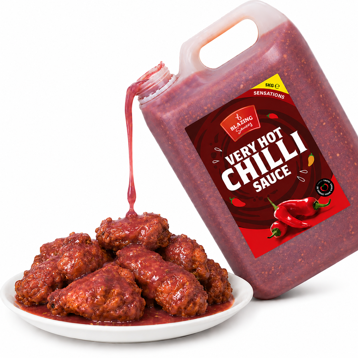 BLAZING VERY HOT CHILLI SAUCE 5LTRE