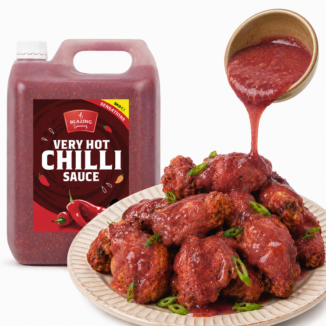 BLAZING VERY HOT CHILLI SAUCE 5LTRE