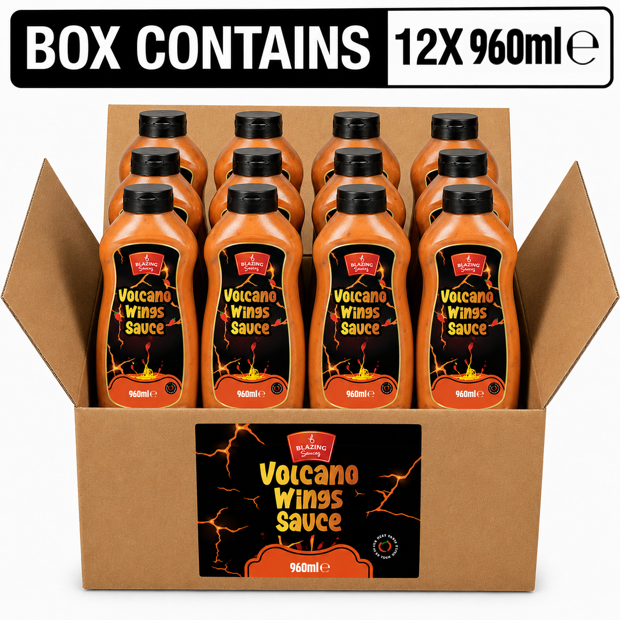 BLAZING VOLCANO WINGS SAUCE 960ML